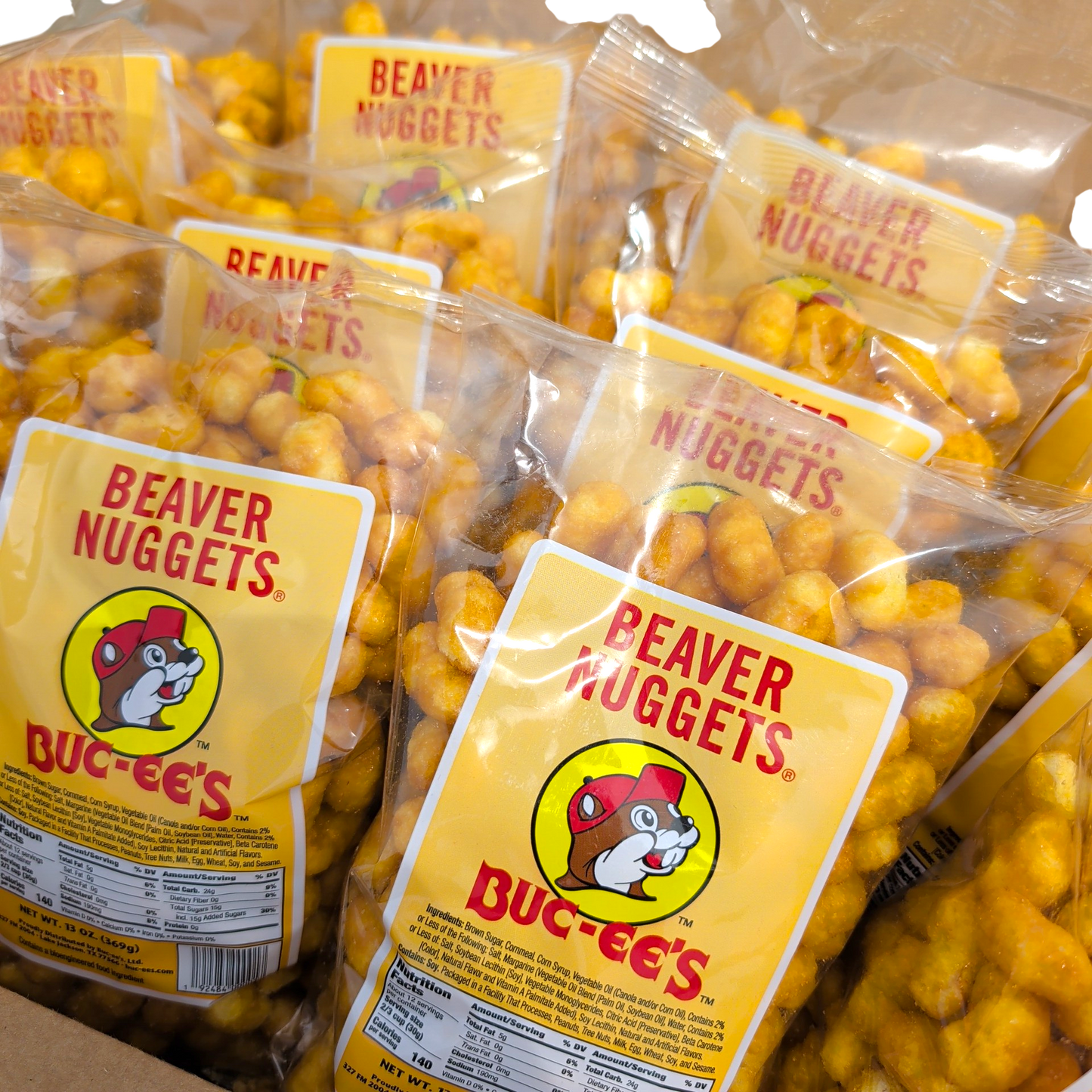 Buc-ee’s Beaver Nuggets 12-Pack + FREE Custom Magnet
