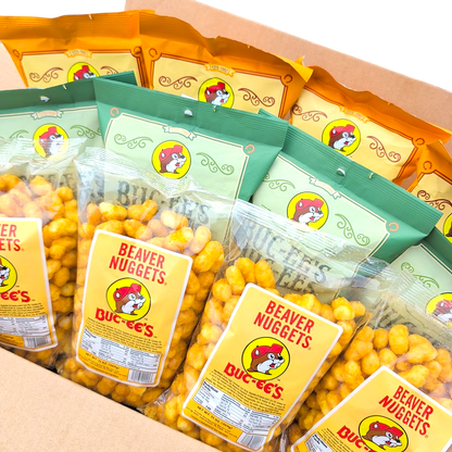 Beaver Nuggets Variety Box – Sweet & Spicy Texas Snack Case