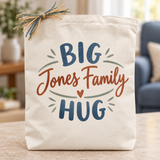Create Your Own Big Custom Hug Gift Tote — Cozy Embrace Edition