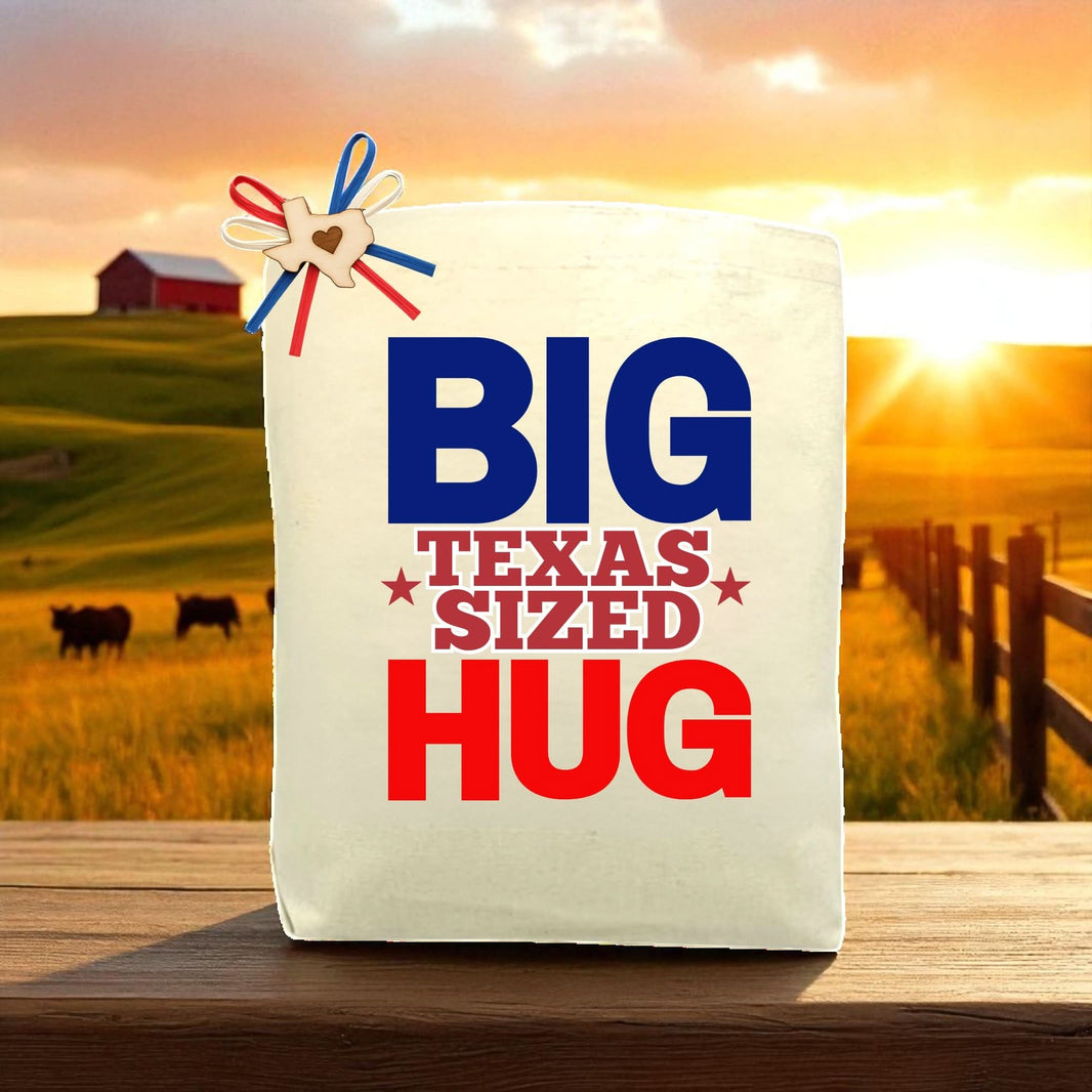 Big Texas-Sized Hug Tote Bag
