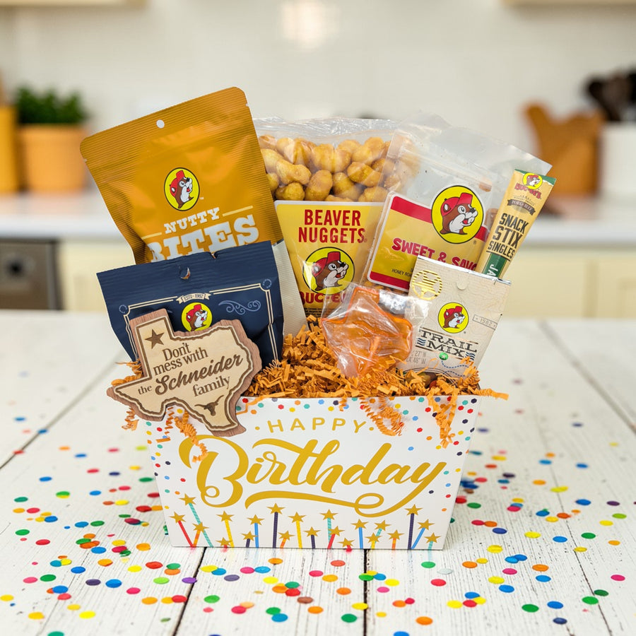 The Big Beautiful Buc-ee’s Birthday Basket Box