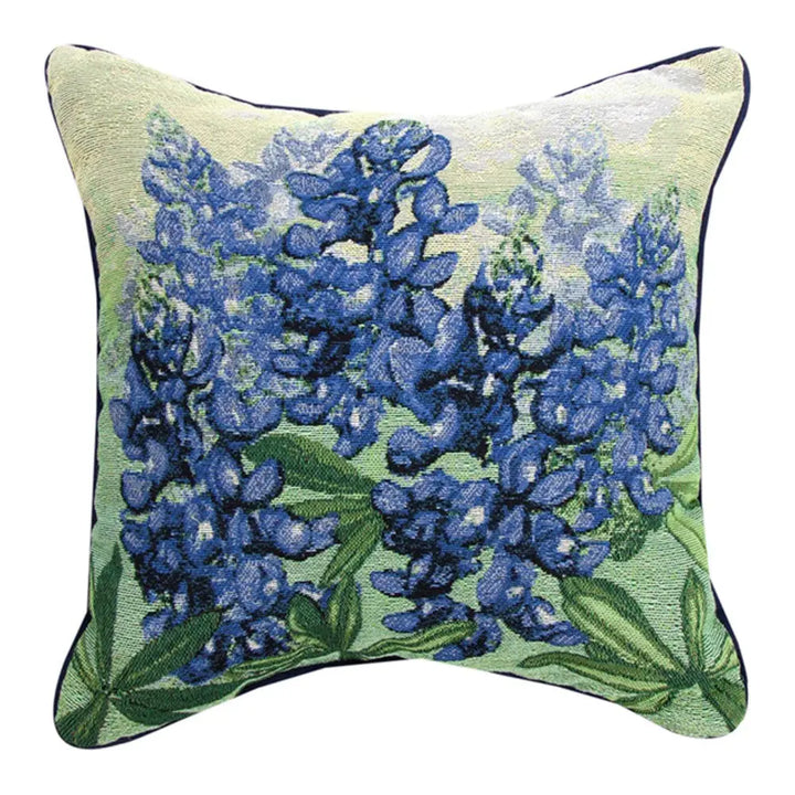 Bluebonnet 17" Tapestry Pillow