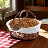 Create Your Own Willow Gift Basket with Fabric Lining
