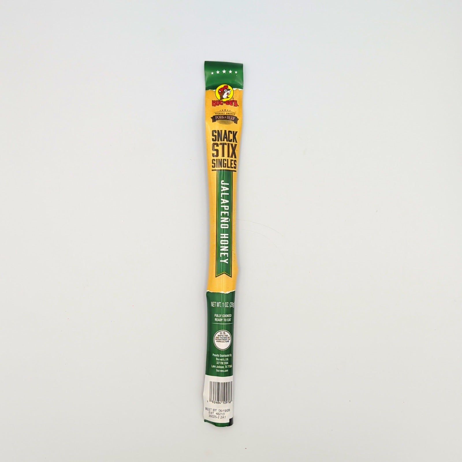 Buc-ee’s jalapeño honey beef stick packaged as a sweet and spicy Texas snack gift from Texas Gift Baskets storefront