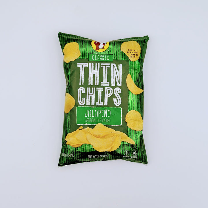 Buc-ees Thin Chips - Jalapeno