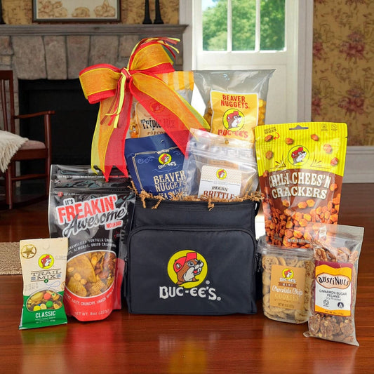 Create Your Own Buc-ee’s Black Lunch Box Cooler Gift Basket