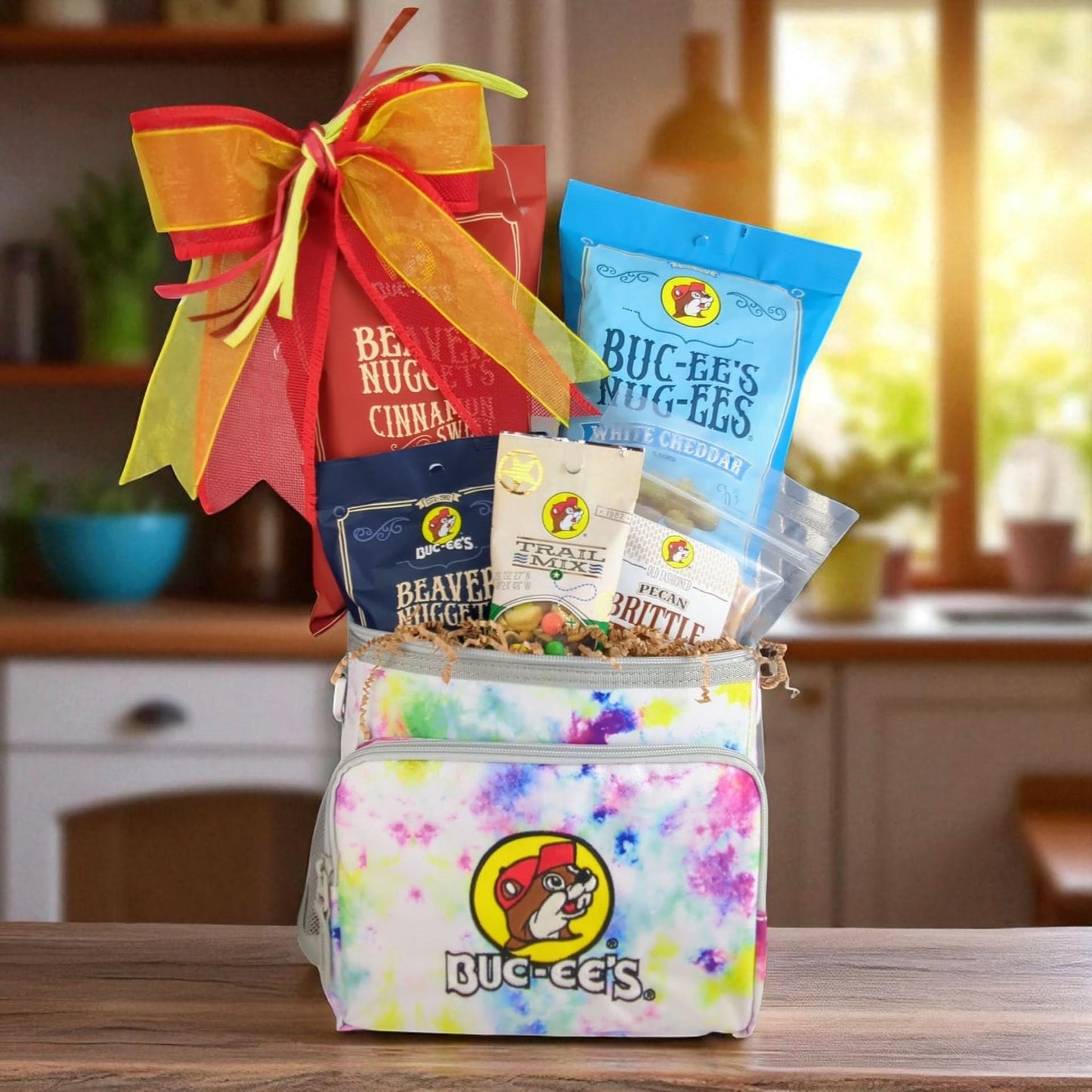 Create Your Own Buc-ee’s Tie Dye Lunch Box Cooler Gift Basket - FREE US MAINLAND SHIPPING!