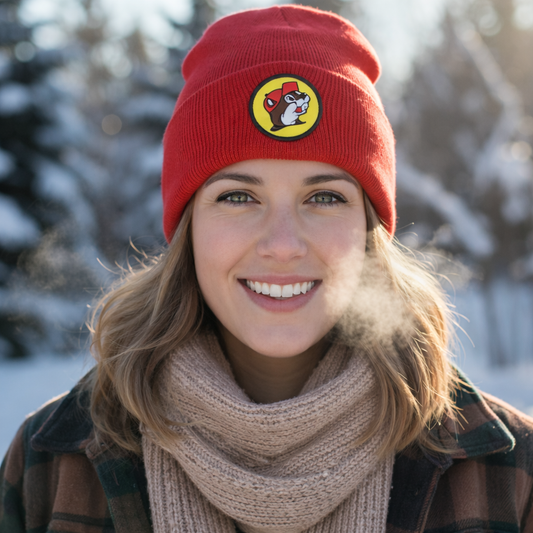 Buc-ee's Red Knit Beanie