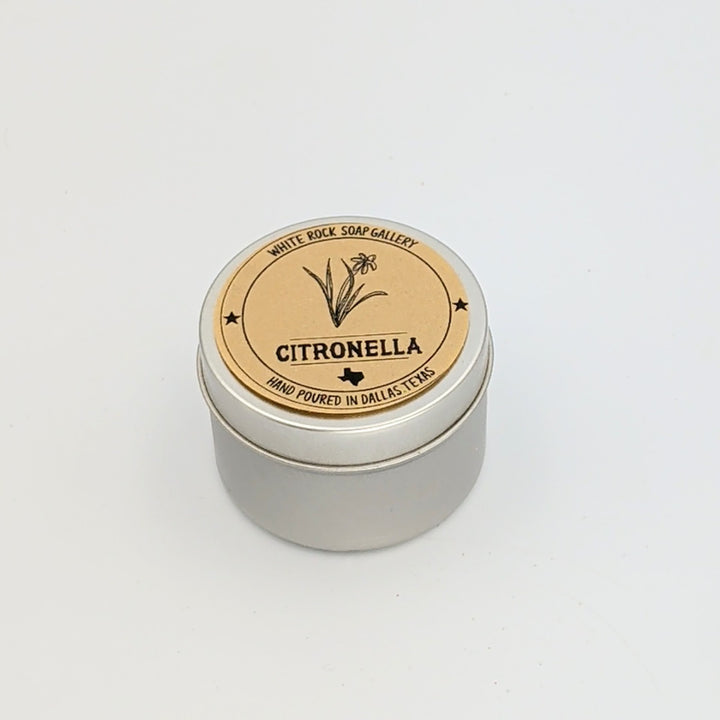 Soy Wax Candle - Texas 4 oz Tin - Citronella