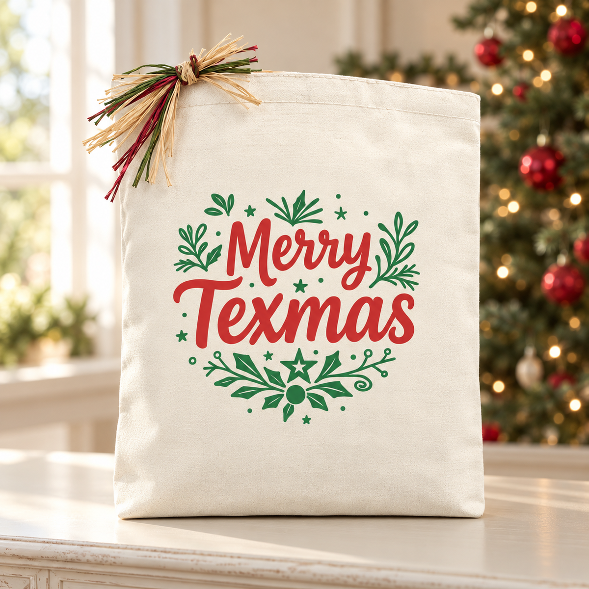 Create Your Own Merry Texmas Gift Tote
