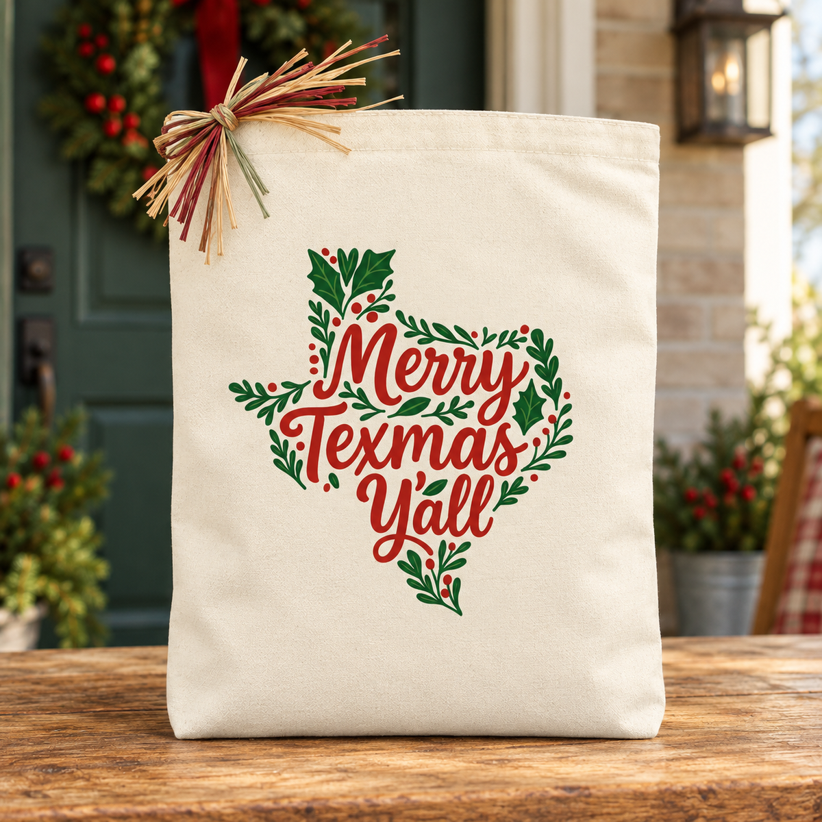 Create Your Own Merry Texmas Y'all Gift Tote