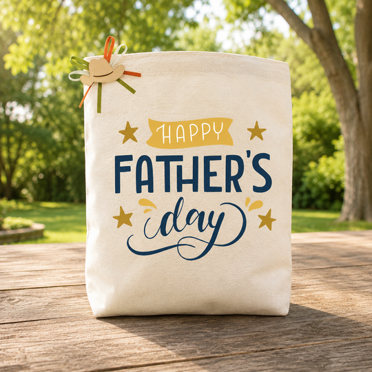 Create Your Own Happy Father's Day Gift Tote