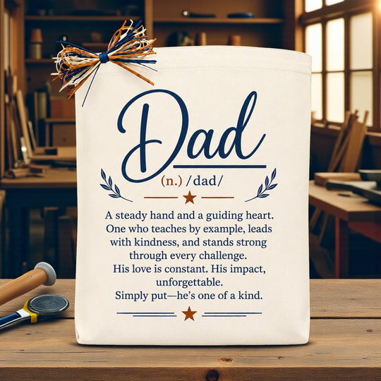 Create Your Own Definition of Dad Gift Tote