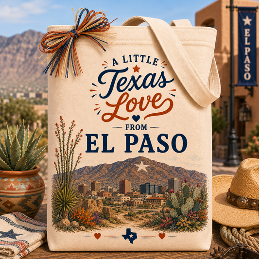 Create Your Own "A Little Texas Love from El Paso" Gift Tote