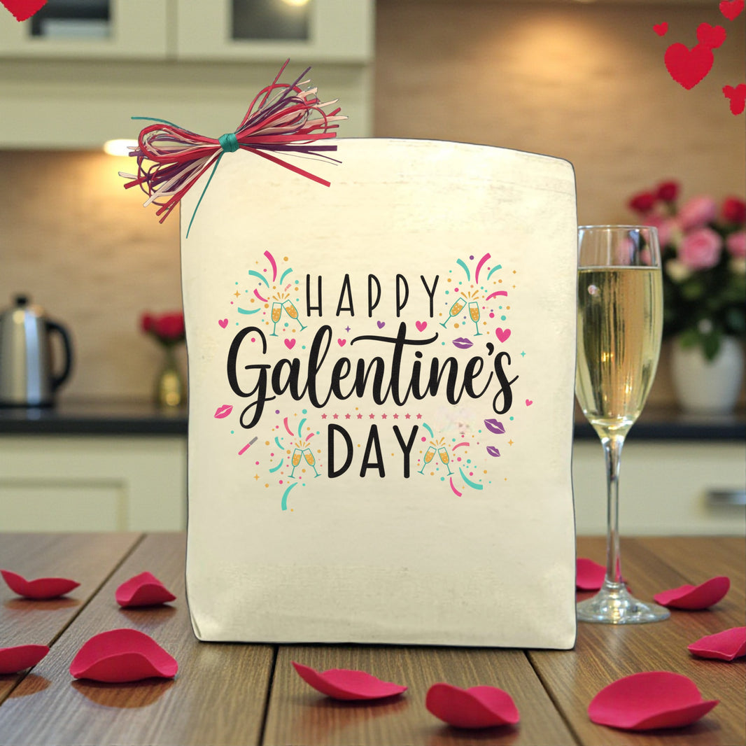 Create Your Own Happy Galentine's Day Gift Tote - FREE US MAINLAND SHIPPING!