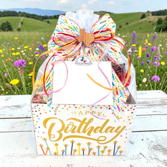 Create Your Own Happy Birthday Basket Box