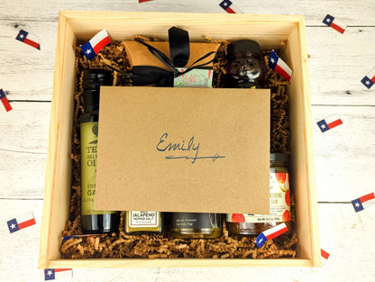 Personalized Texas Gift Box Food box