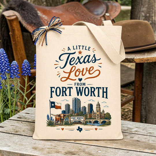 Create Your Own A Little Texas Love from Fort Worth Gift Tote