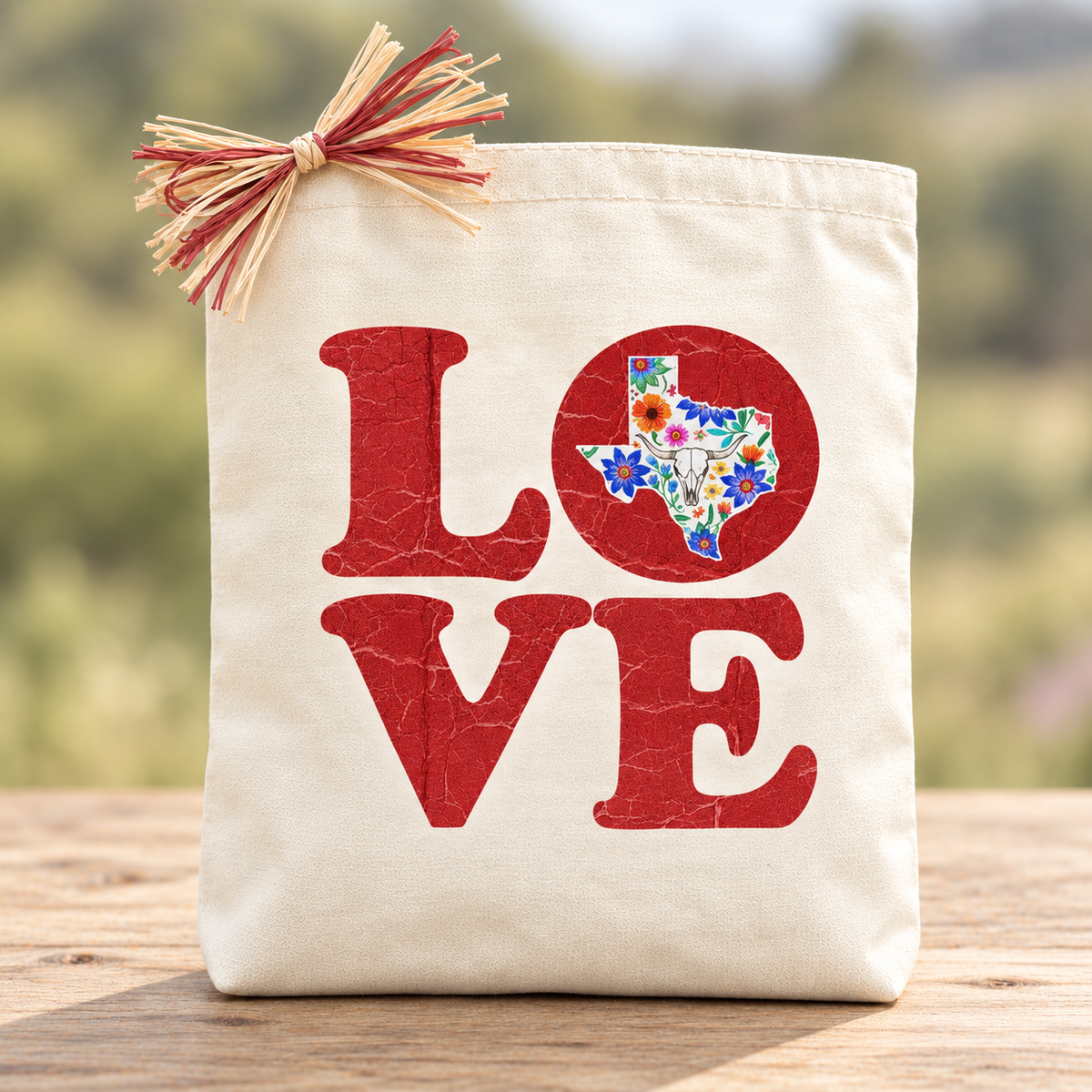 Create Your Own LOVE TEXAS Gift Tote