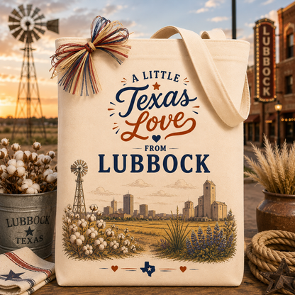 Create Your Own "A Little Texas Love from Lubbock" Gift Tote