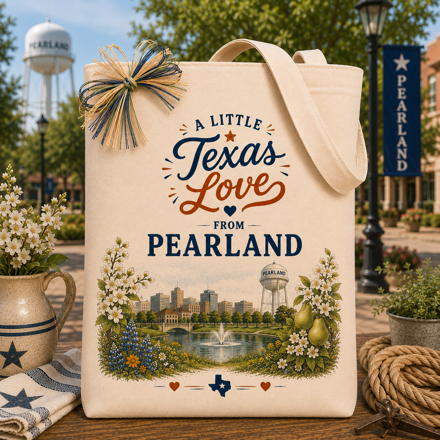 Create Your Own "A Little Texas Love from Pearland" Gift Tote