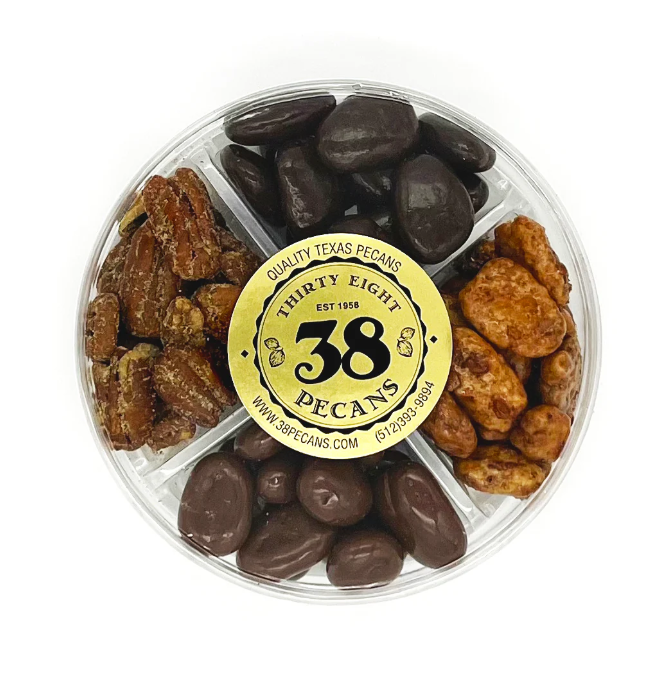 Round Roadie Chocolate Covered Pecan Sampler
