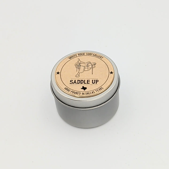 Soy Wax Candle - Texas 4 oz Tin - Saddle Up