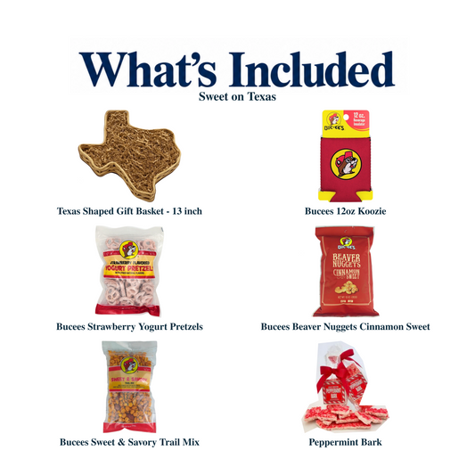 What's included in Sweet on Texas: each included item individually labeled.