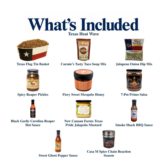 What's included in Texas Heat Wave: each included item individually labeled.