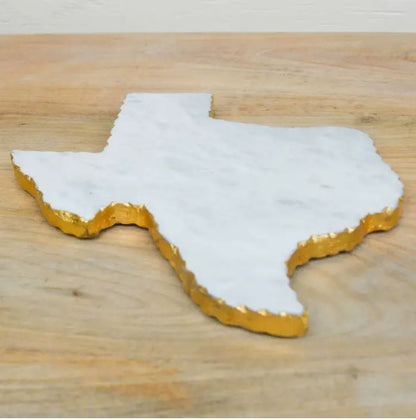 Texas Shaped Marble Serving