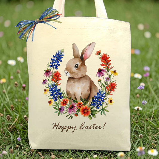 Create Your Own Wildflowers & Whiskers Easter Gift Tote