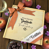 Create Your Own With Sincere Gratitude from Fredericksburg Wooden Gift Box