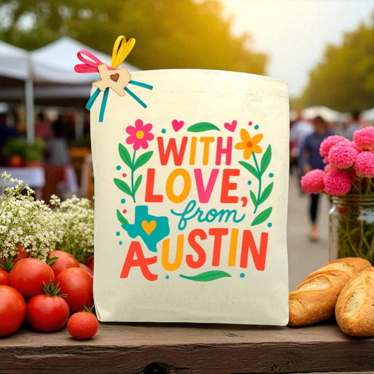 Create Your own With Love, from Austin Gift Tote