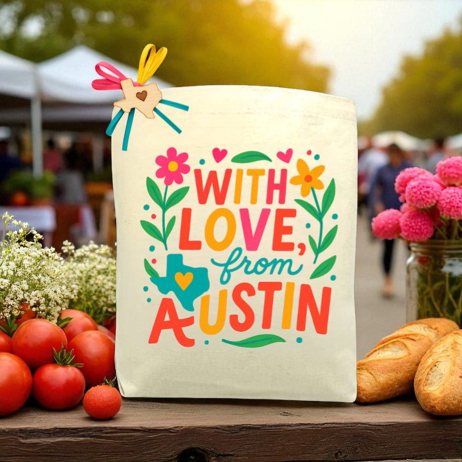 Create Your own With Love, from Austin Gift Tote