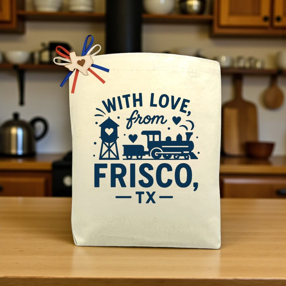 Create Your Own With Love from Frisco TX Gift Tote