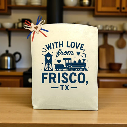 Create Your Own With Love from Frisco TX Gift Tote