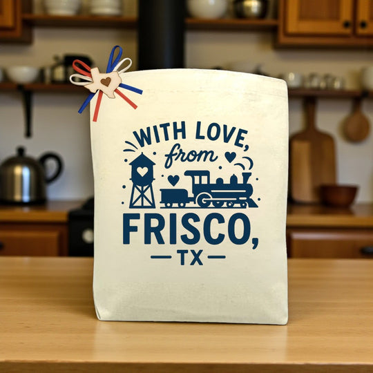 Create Your Own With Love from Frisco TX Gift Tote