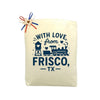 With Love from Frisco, TX Canvas Tote Bag