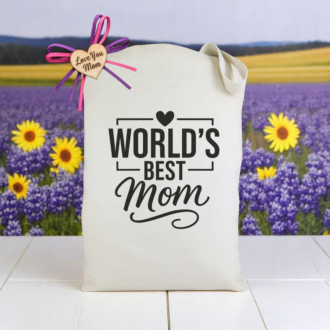 Create your own World's Best Mom Gift Tote